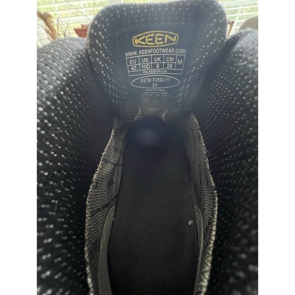 Keen Brown Mid-Height Waterproof Hiking Boots / Work Boots: Rubber Toe Mens 10D - Picture 11 of 13